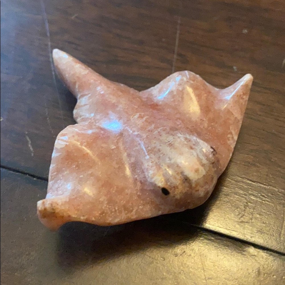 Pink stone stingray